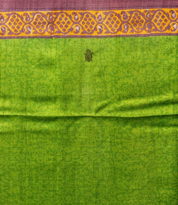 Pure Gachhi Bengal Tussar Saree Purple