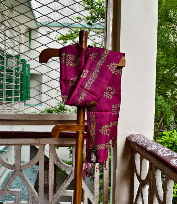 Tussar Silk Scarf | Kalakriti by Paroma | Best Boutique