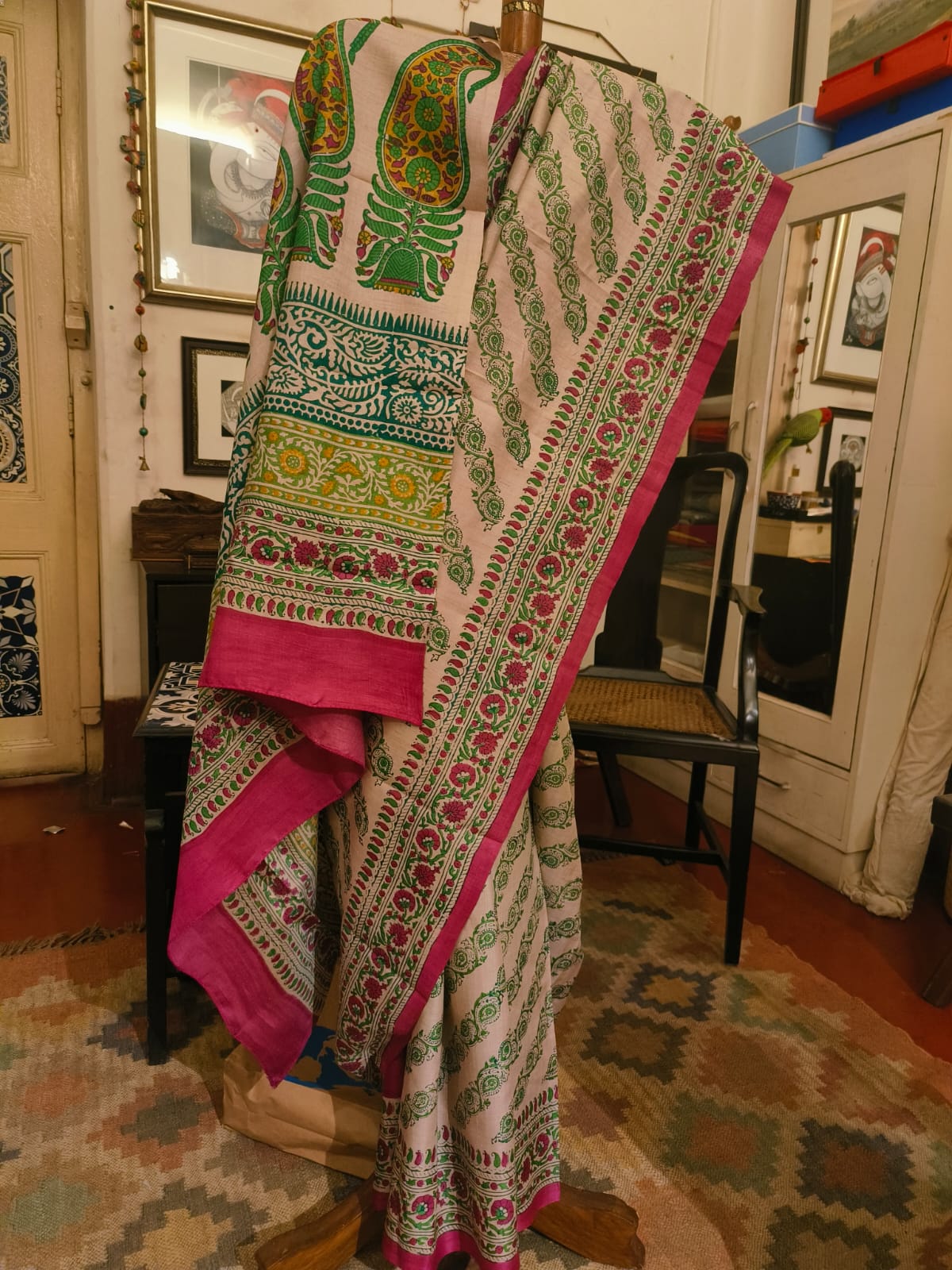 Pure Gachhi Bengal Tussar Saree