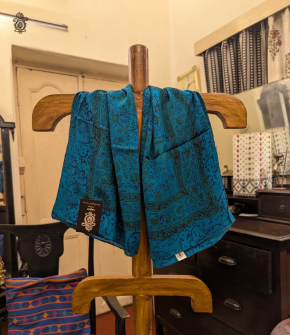 Pure Silk Chinnon Printed Scarf SC18