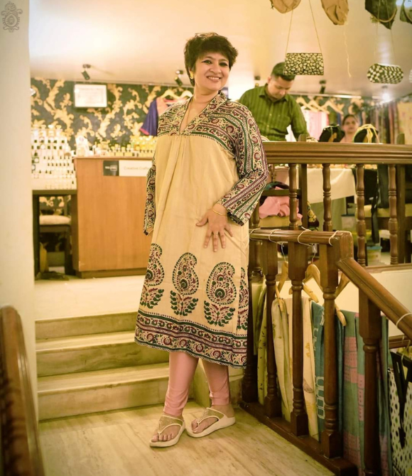 Tunic Dress - Tussar