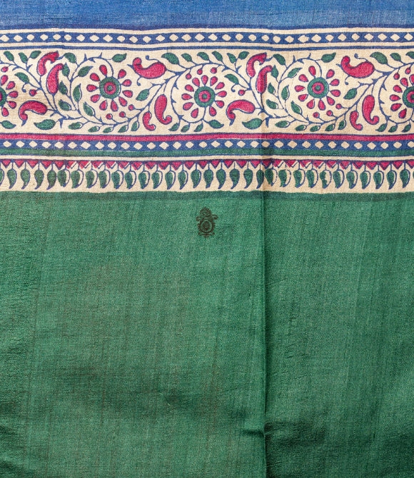 Pure Gachhi Bengal Tussar Saree Multicolour