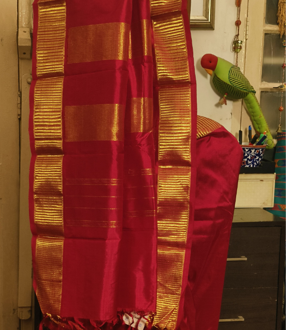 Handwoven Soft Silk Kanjivaram Saree | Kalakriti by Paroma | Handloom Boutique