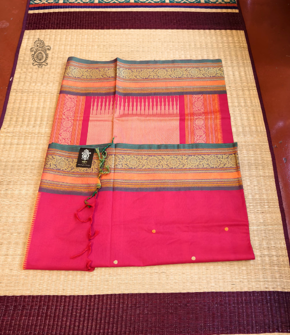Pure Cotton Chettinad Saree | Kalakriti by Paroma