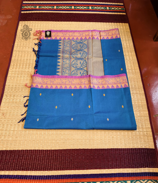 Pure Cotton Chettinad Saree | Kalakriti by Paroma
