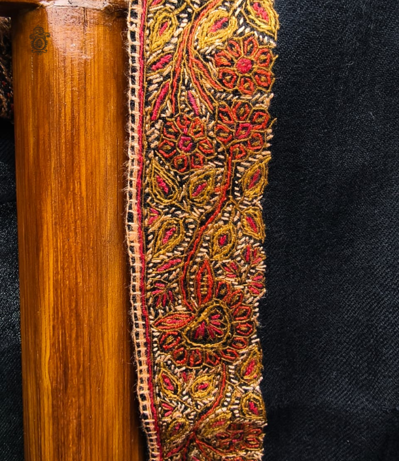 Fine Wool Hand Embroided Kashmiri Shawl