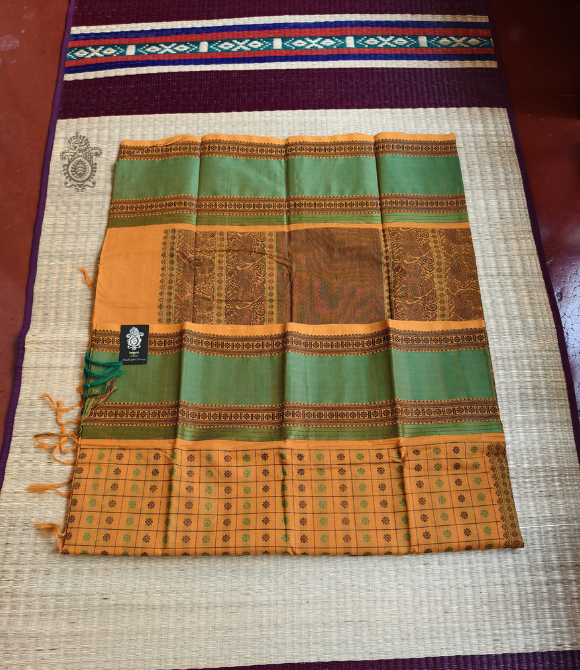 Pure Cotton Chettinad Saree | Kalakriti by Paroma