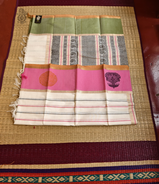 Pure Cotton Chettinad Saree | Kalakriti by Paroma