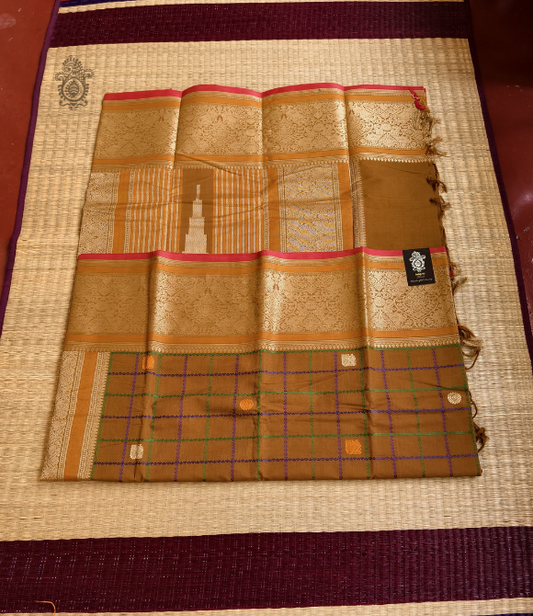 Pure Cotton Chettinad Saree | Kalakriti by Paroma