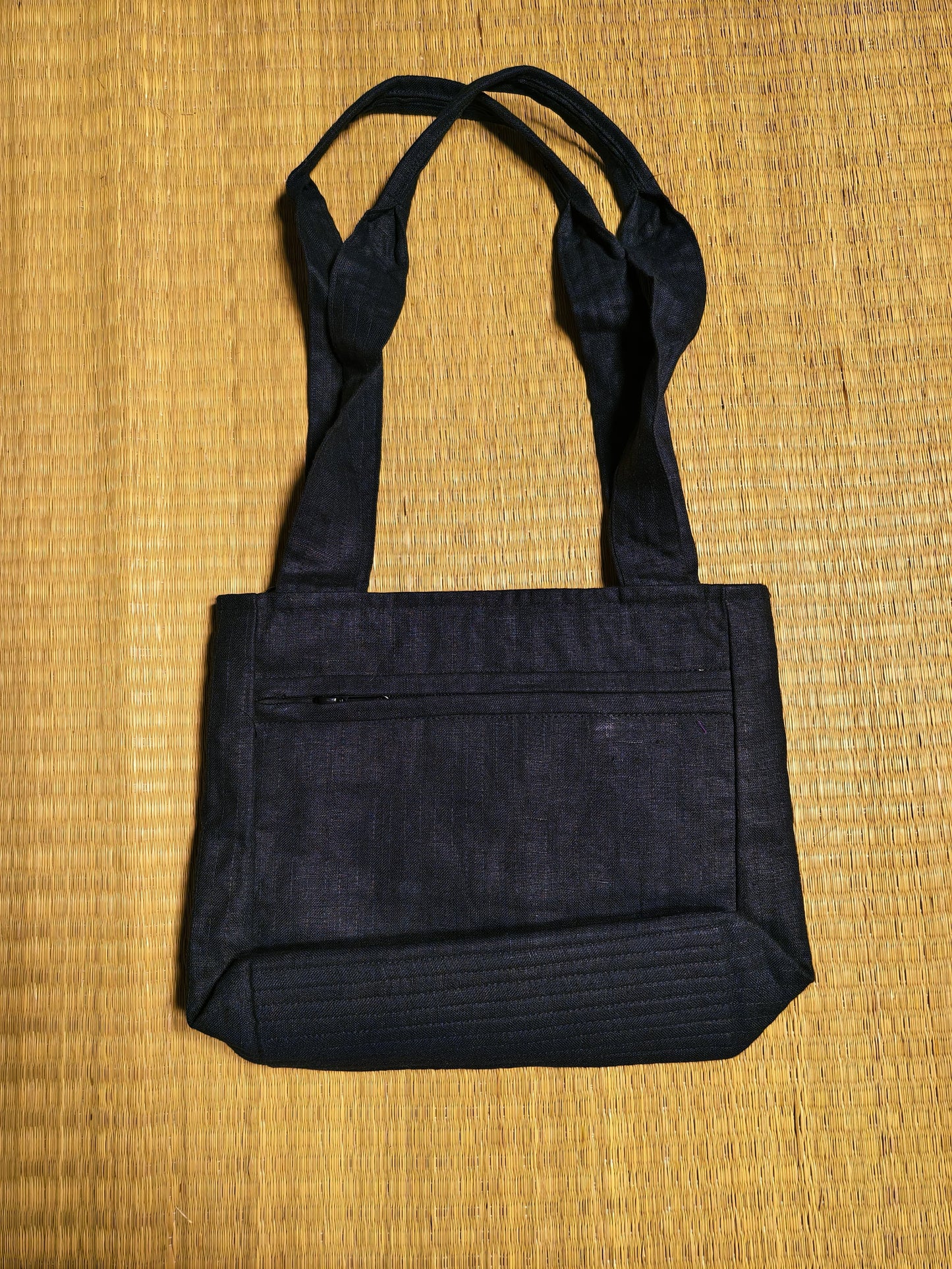Black Kutch Hand-Embroidered Mirror Work Pure Silk Hand Bags