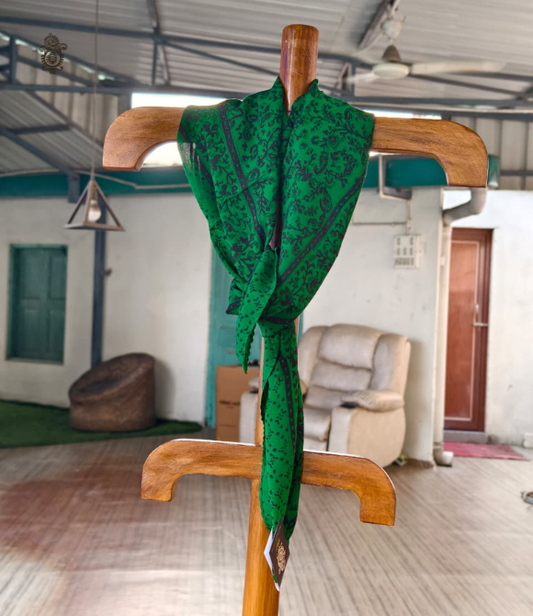 Pure Silk Chinnon Printed Scarf