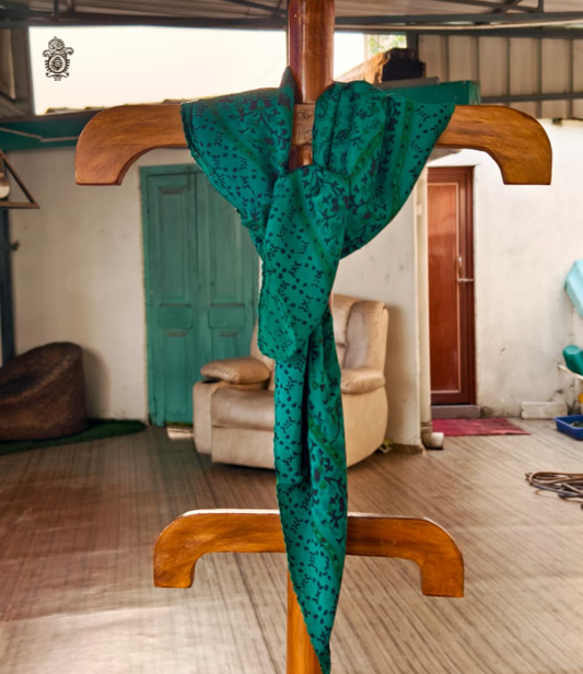 Pure Silk Chinnon Printed Scarf