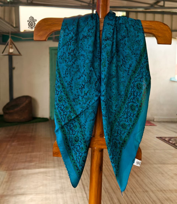 Pure Silk Chinnon Printed Scarf SC32