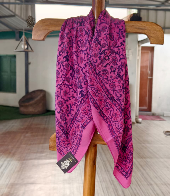 Pure Silk Chinnon Printed Scarf SC33