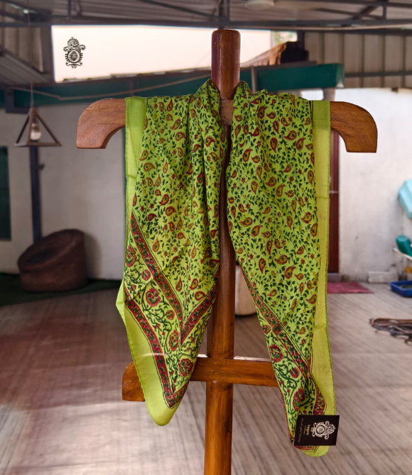 Pure Silk Chinnon Printed Scarf SC30