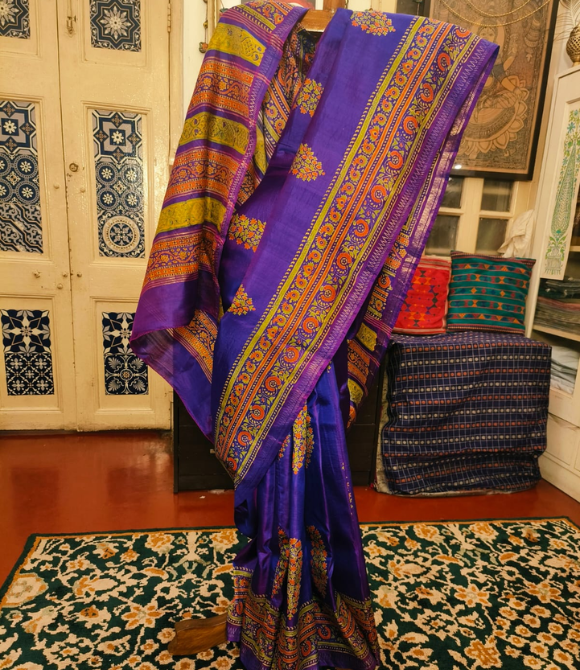 Handwoven Pure Mulberry Bengal Silk | Kalakriti by Paroma | luxury handloom brand