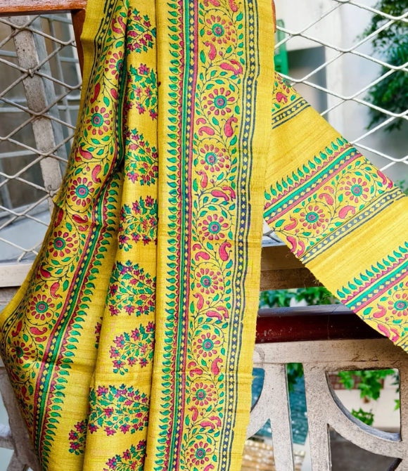 Kagojphul TP | Kalakriti by Paroma | Best Block Print Sarees