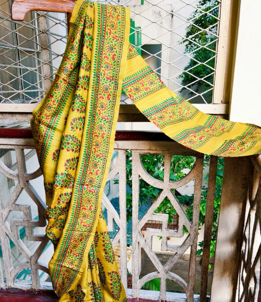 Kagojphul TP | Kalakriti by Paroma | Best Block Print Sarees