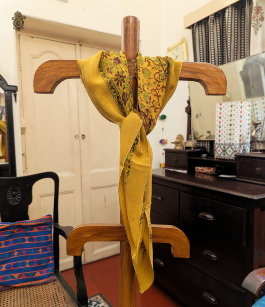 Pure Silk Chinnon Printed Scarf SC05