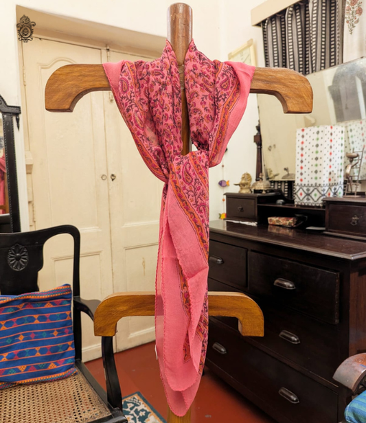 Pure Silk Chinnon Printed Scarf SC08