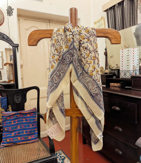 Pure Silk Chinnon Printed Scarf SC09