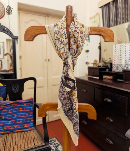 Pure Silk Chinnon Printed Scarf SC09