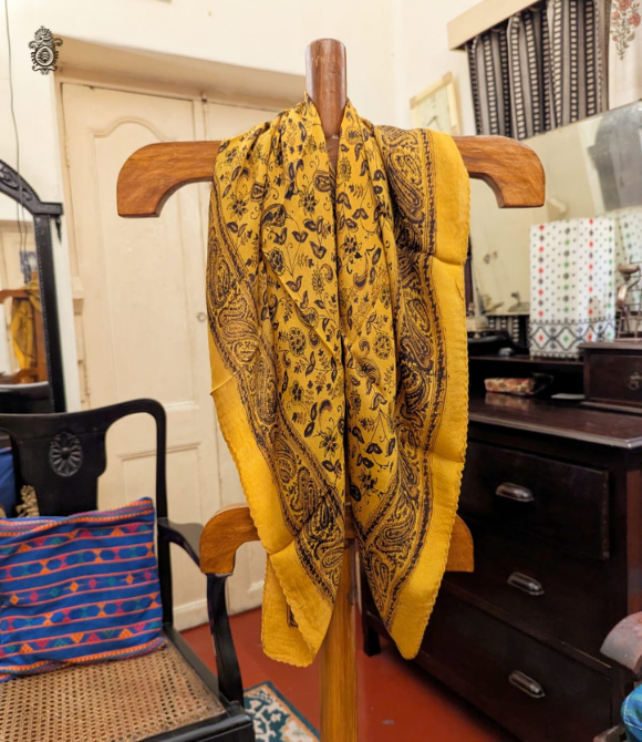 Pure Silk Chinnon Printed Scarf SC11