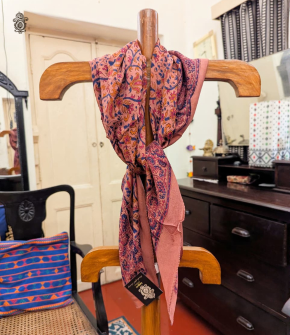 Pure Silk Chinnon Printed Scarf SC12